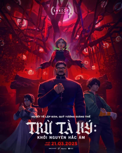 Poster phim “Exorcism Chronicles: The Beginning” (tựa Việt: Trừ Tà ký: Kỷ nguyên hắc ám)
