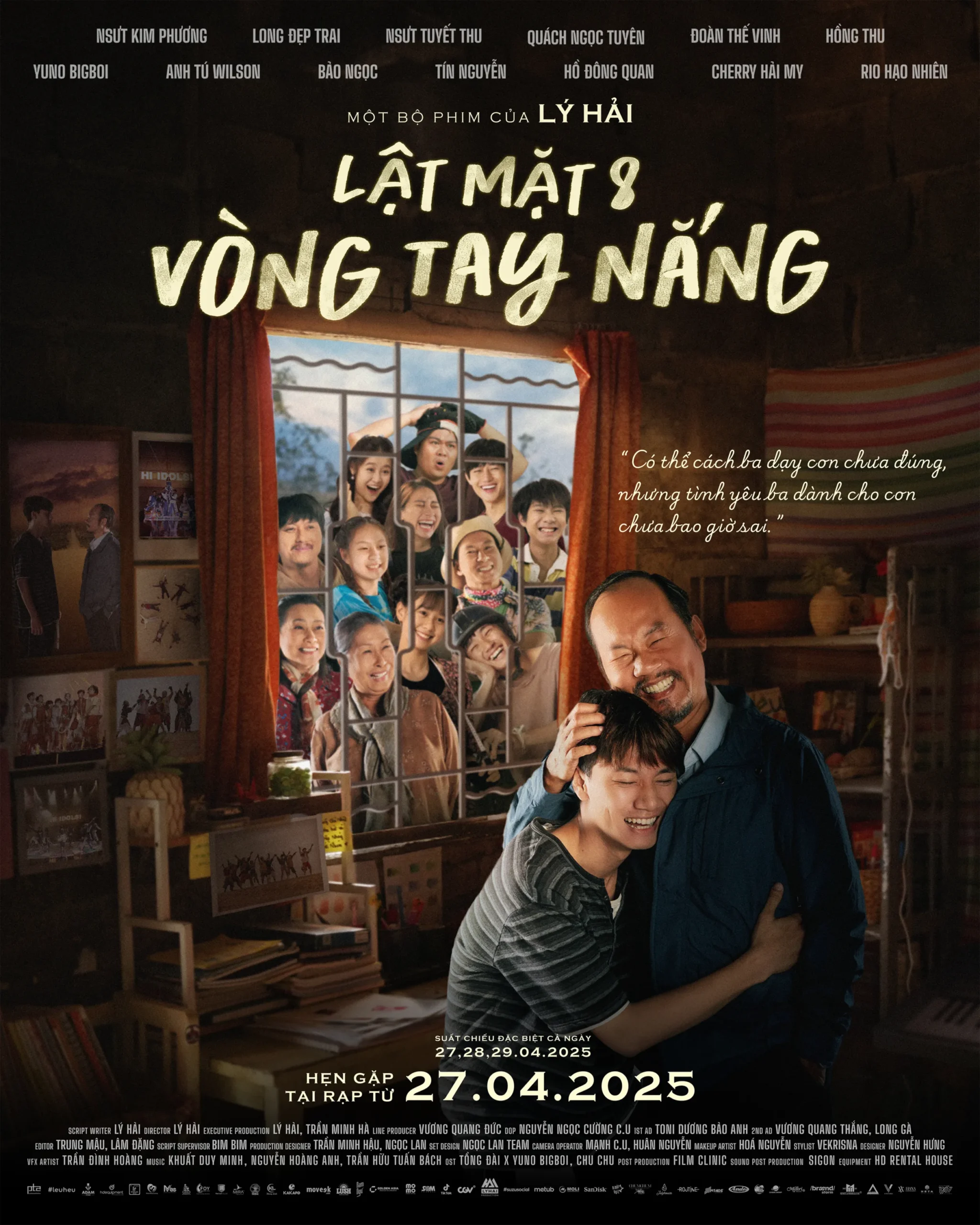 Poster phim Lật Mặt 8: Vòng Tay Nắng