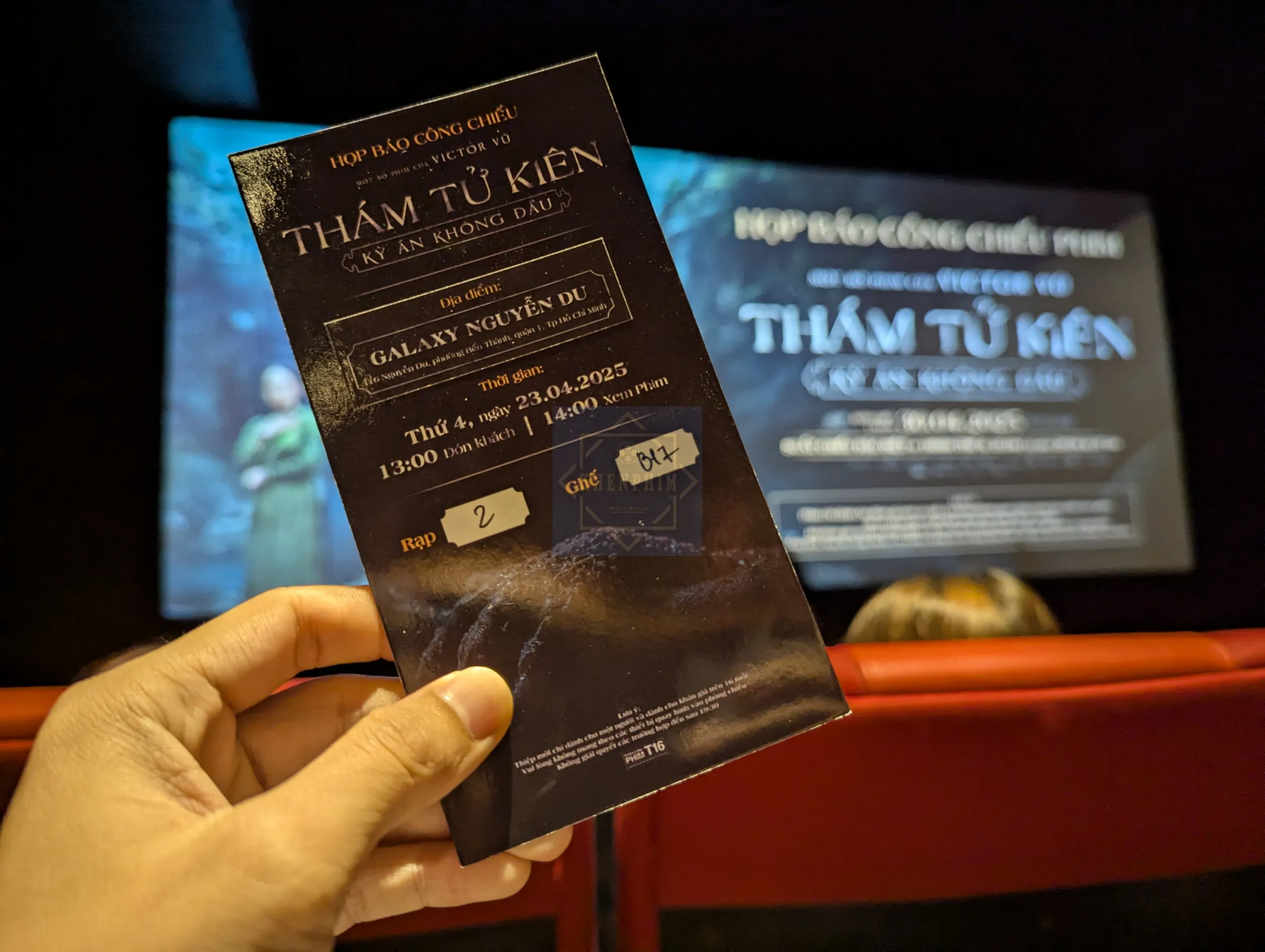 Vé xem phim "Thám Tử Kiên: Kỳ Án Không Đầu"