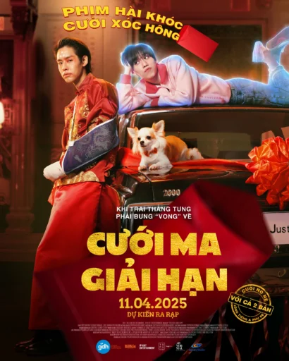 Poster phim The Red Envelope (Cưới Ma Giải Hạn) - bản remake từ phim Đài Loan