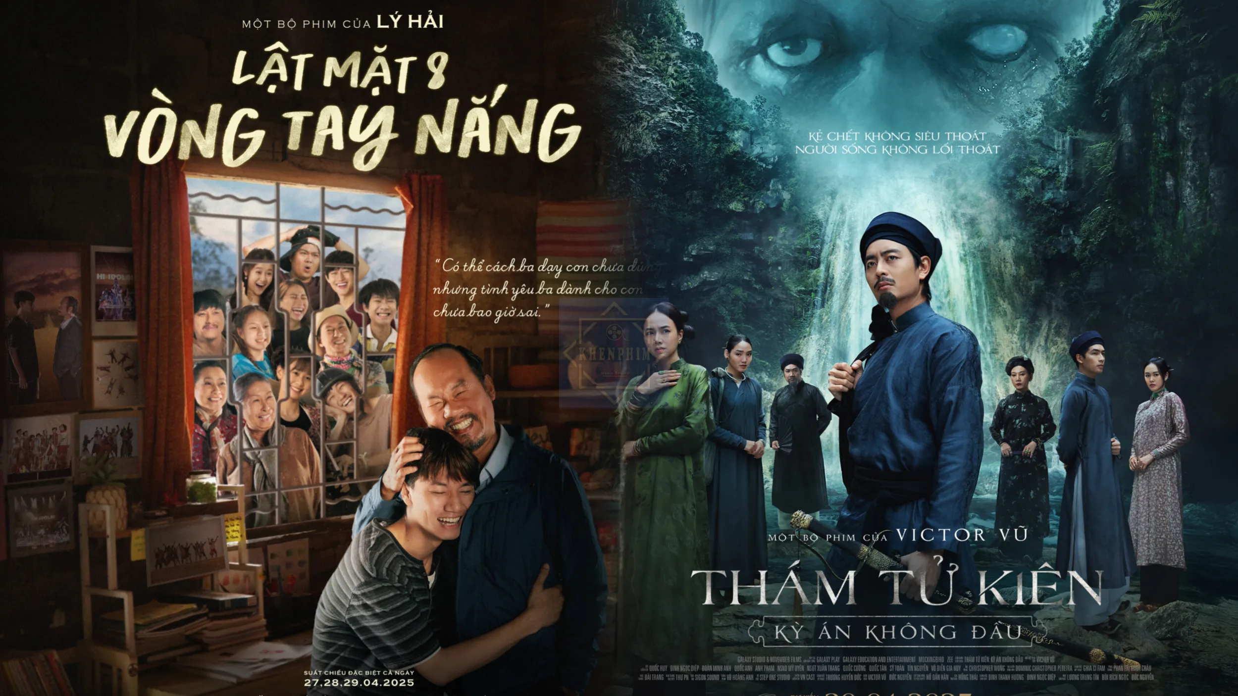 Ảnh đại diện bài viết nói về phim Lật Mặt 8 và Thám Tử Kiên