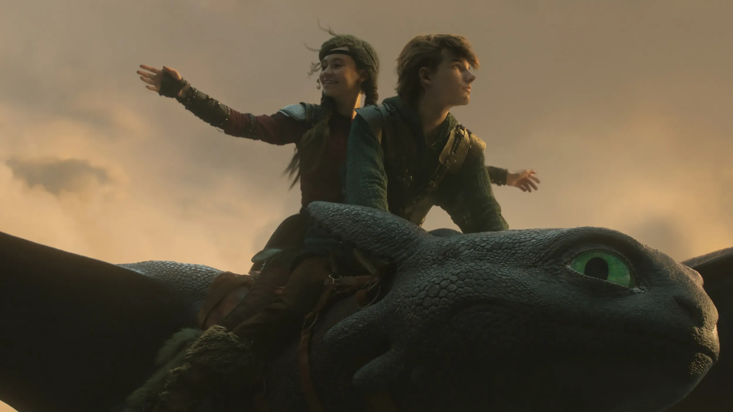 Một cảnh trong phim How To Train Your Dragon (Bí Kíp Luyện Rồng)