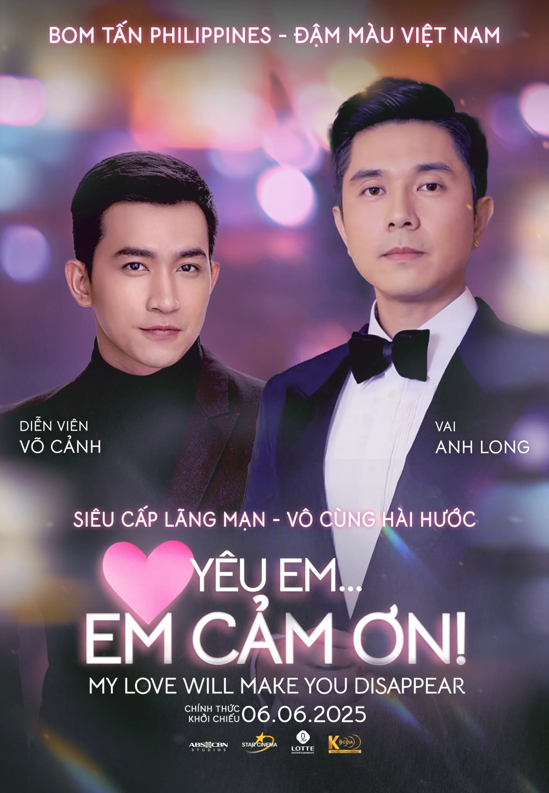 Diễn viên Võ Cảnh sẽ lồng tiếng cho nam chính, tên Việt hóa là Long
