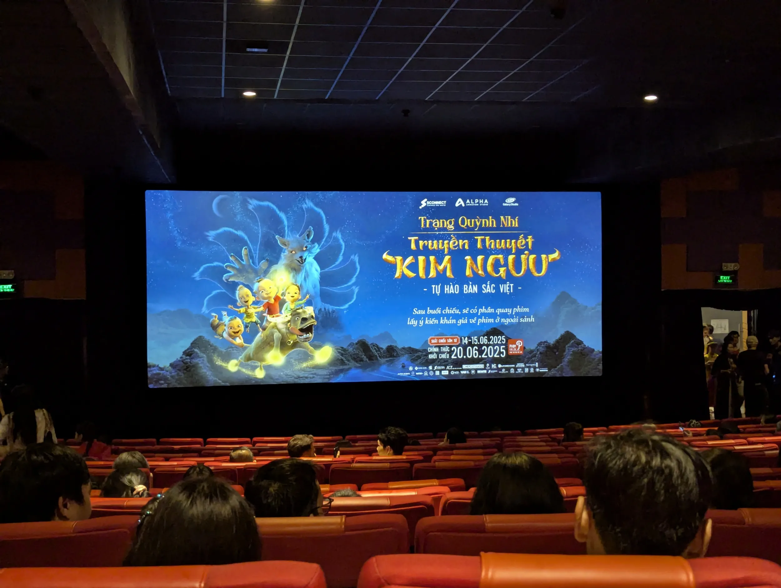 Màn hình chờ trước khi phim chiếu