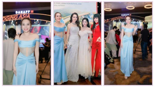 Judy An Hiền diện đầm LANI dự Liên hoan phim Châu Á tại Đà Nẵng 2025