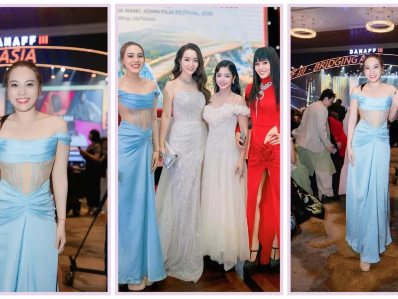 Judy An Hiền diện đầm LANI dự Liên hoan phim Châu Á tại Đà Nẵng 2025
