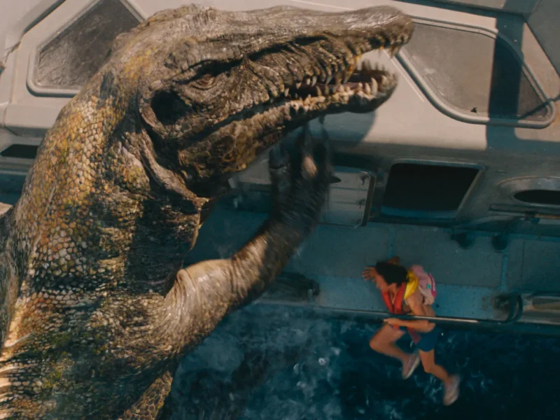 Banner bài đánh giá phim hành động giả tưởng Jurassic World: Rebirth (Thế Giới Khủng Long: Tái Sinh)