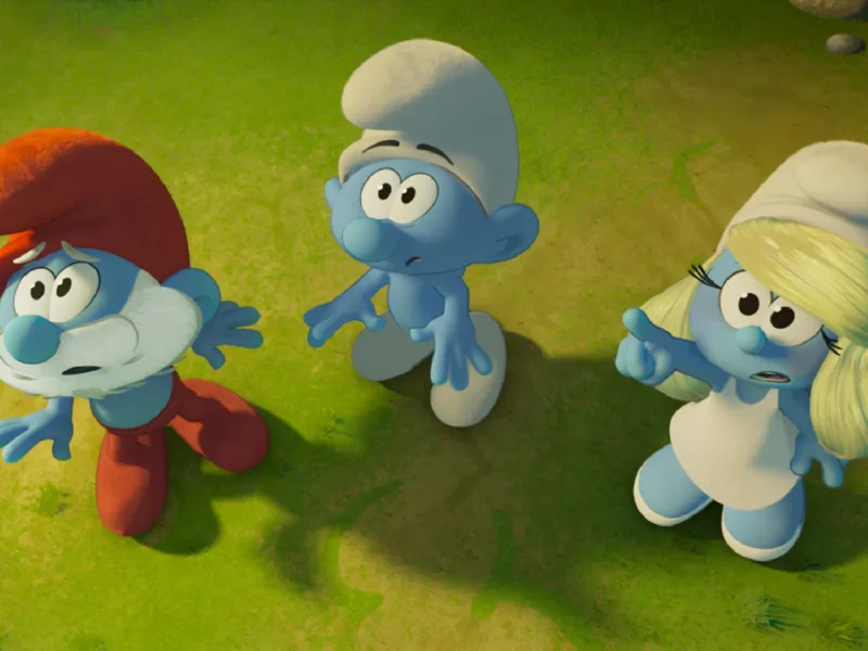 Banner bài đánh giá phim Smurfs (Phim Xì Trum)