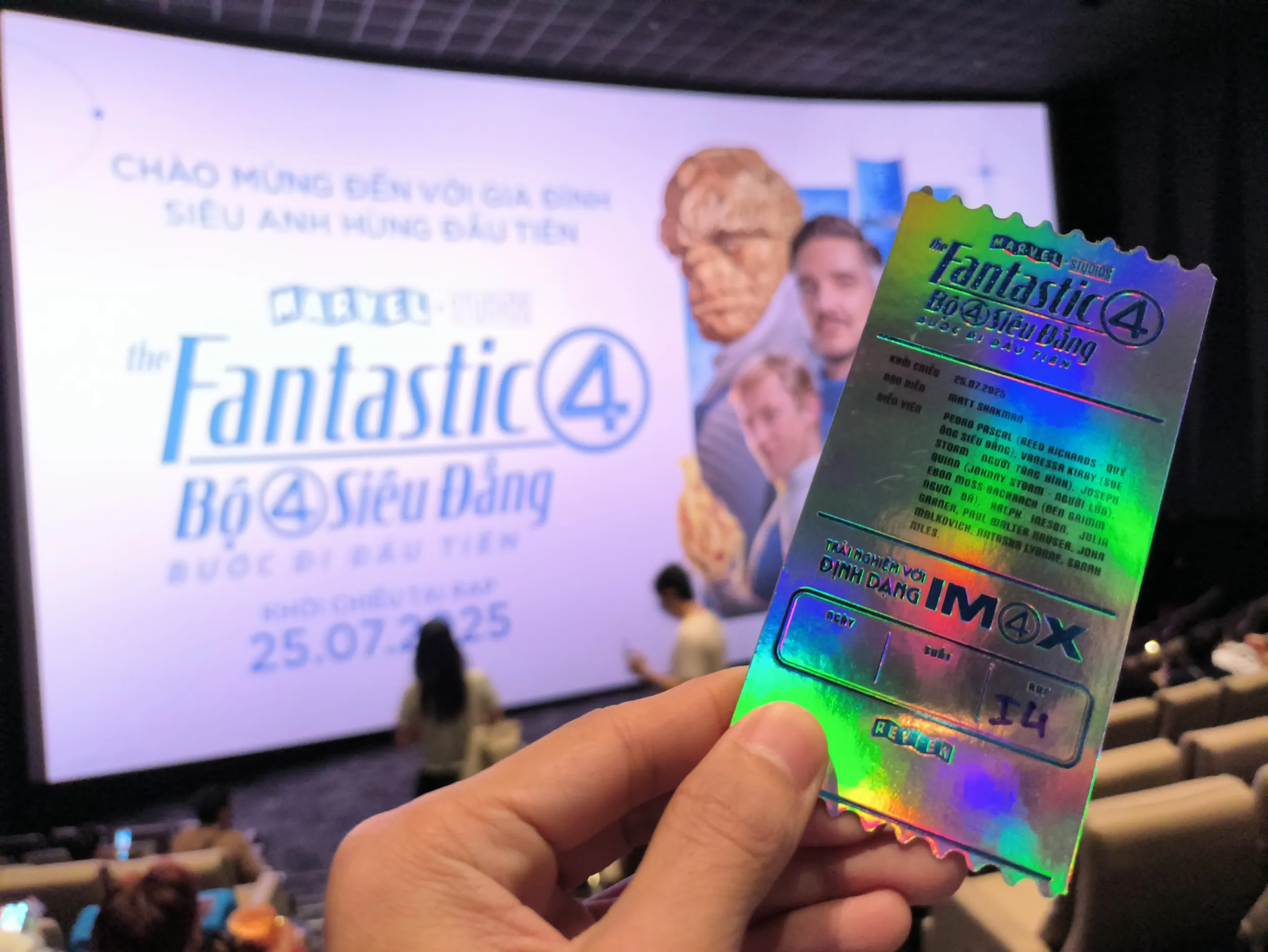 Vé xem phim Bộ Tứ Siêu Đẳng: Bước Đi Đầu Tiên