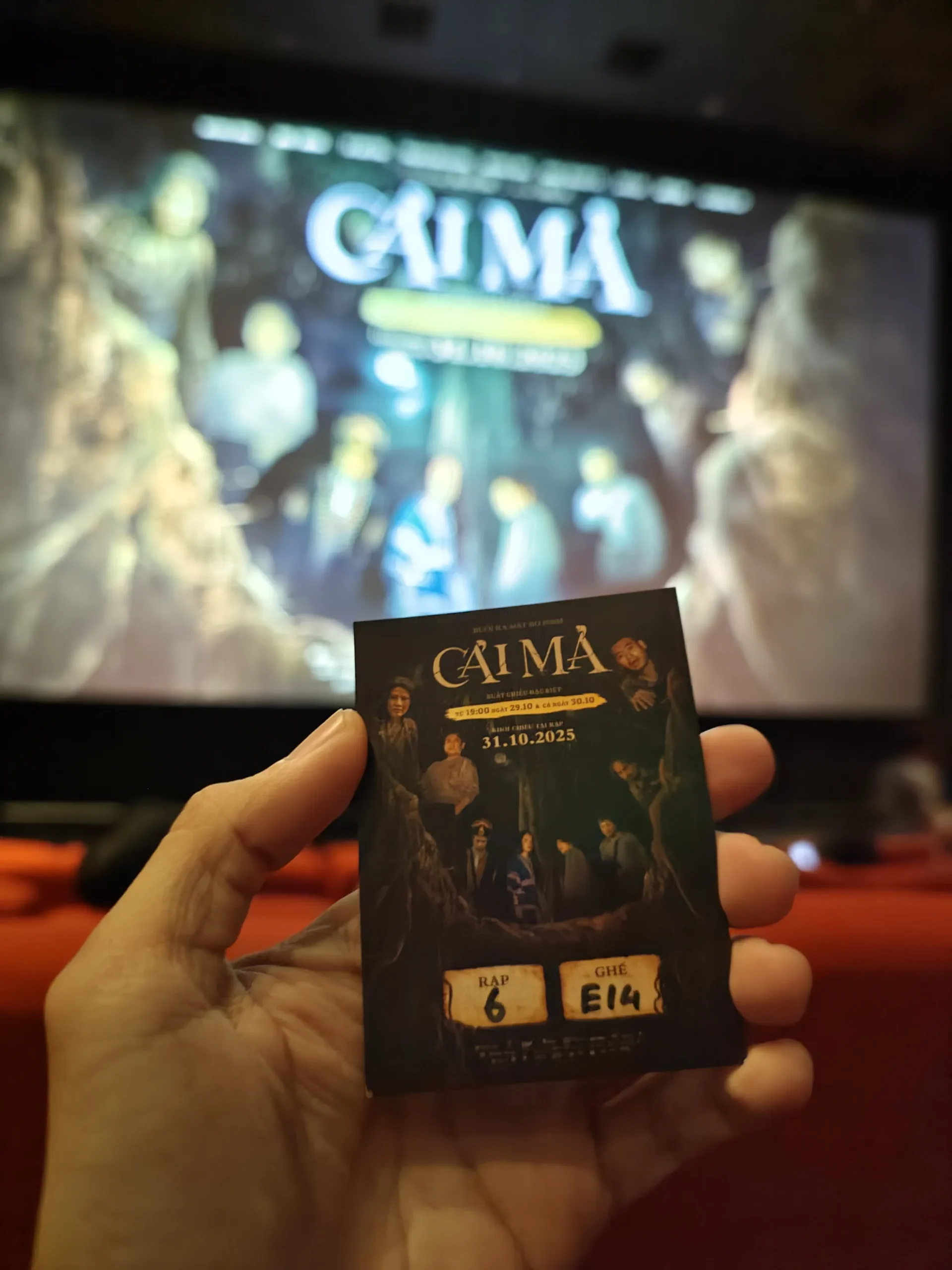 Vé xem phim Cải Mả