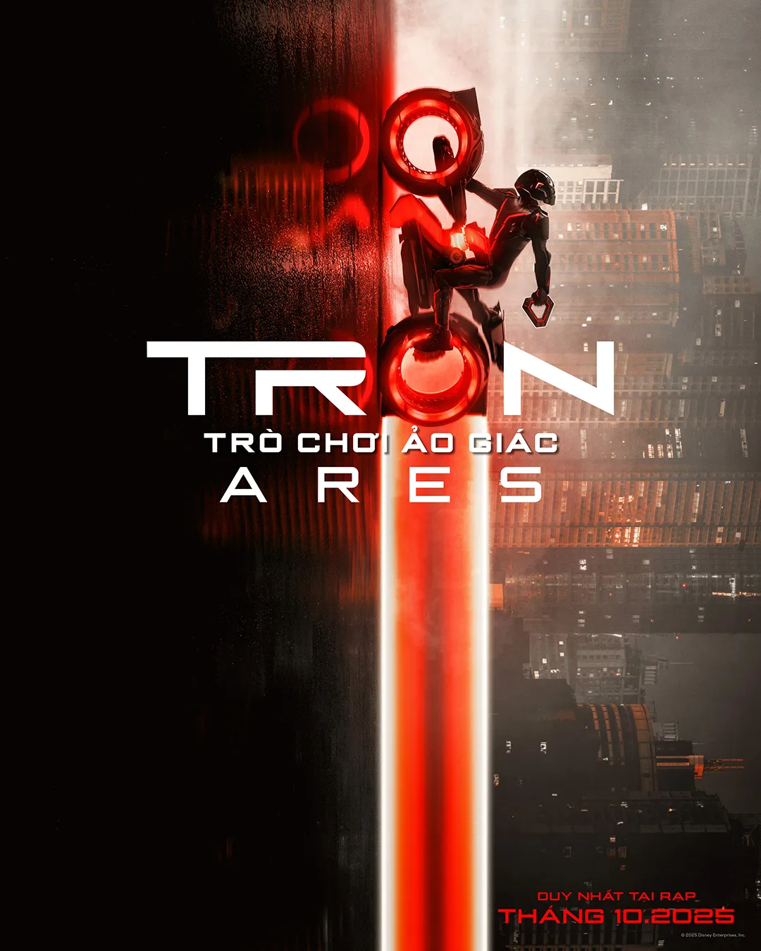 Poster phim Tron: Ares (Trò Chơi Ảo Giác: Ares)