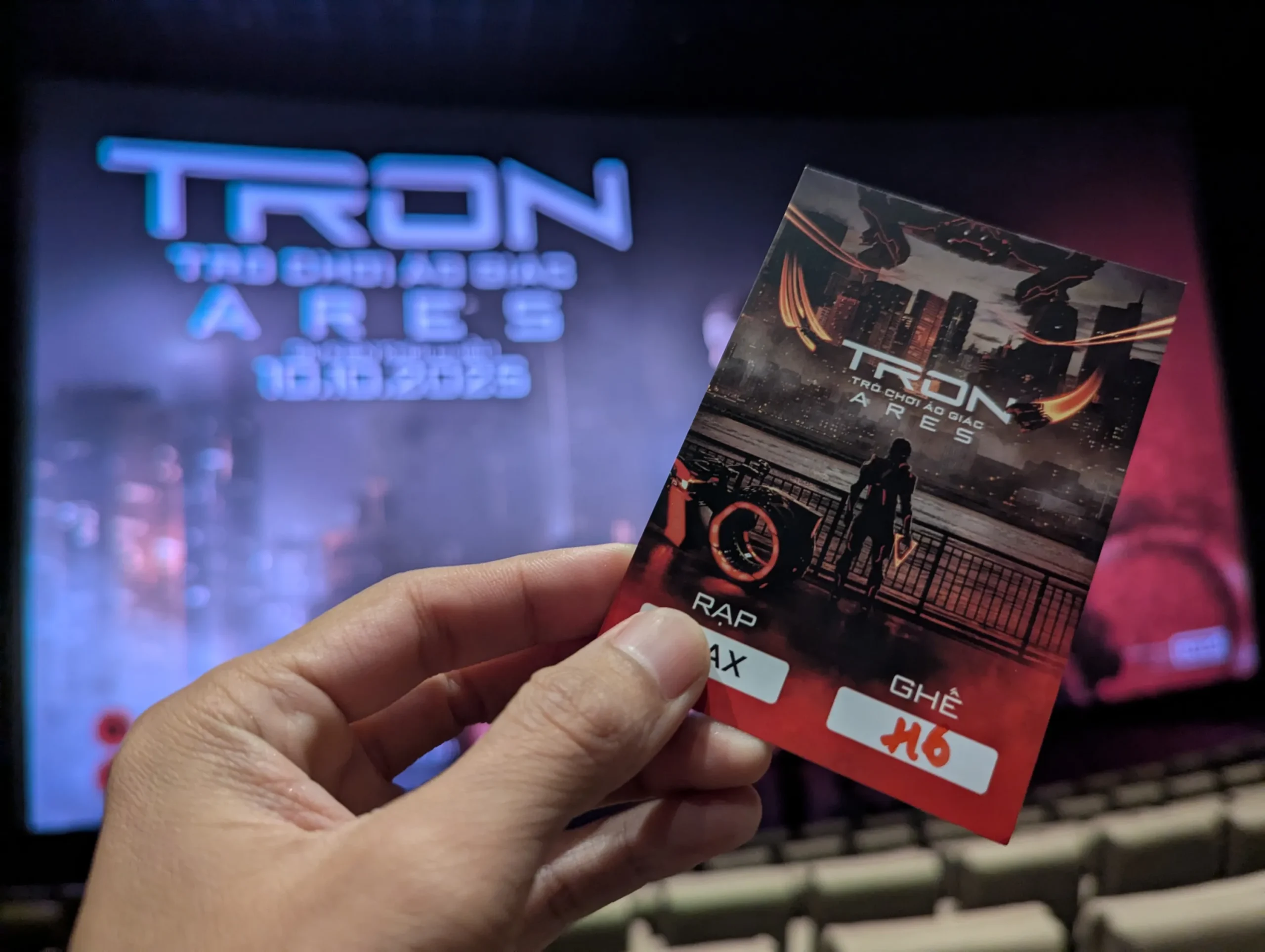 Vé xem phim Tron: Ares