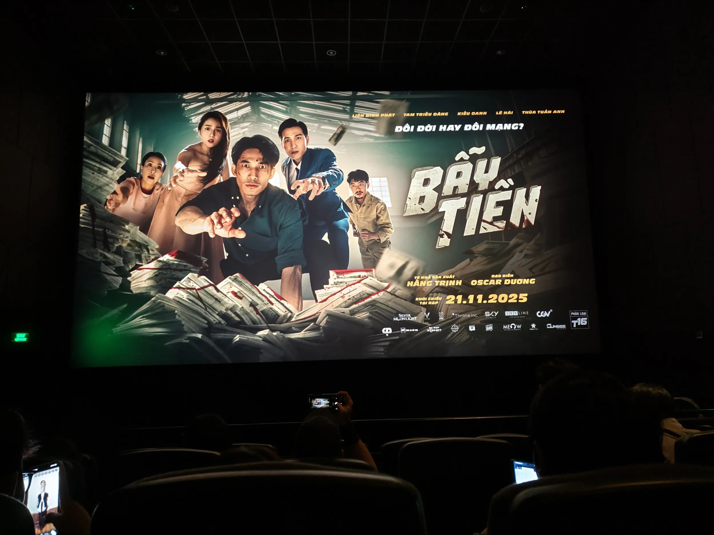Màn hình chờ trước khi phim chiếu