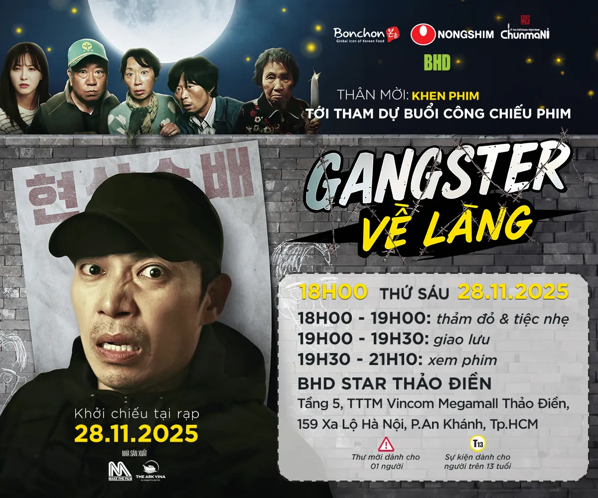Thiệp mời tham gia họp báo phim
