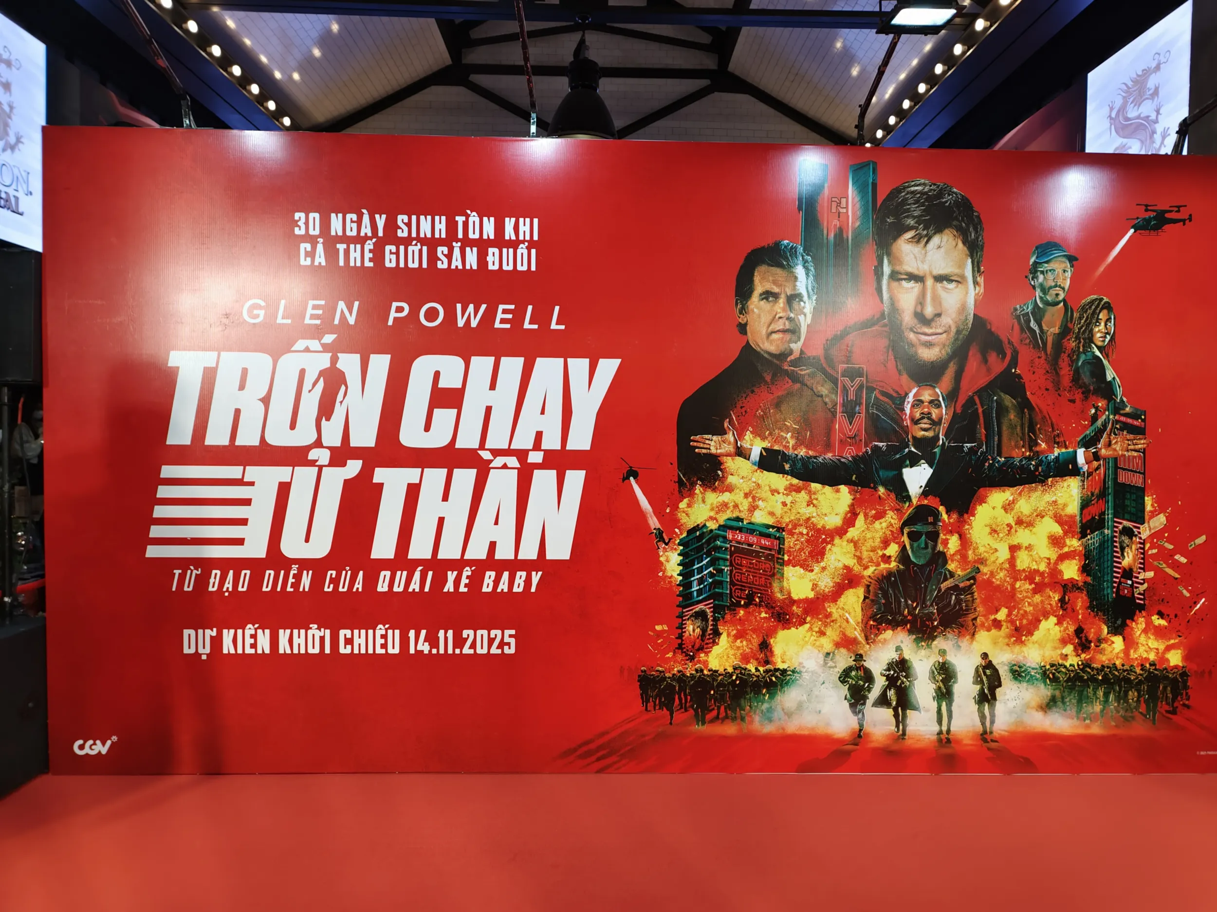 Hình ảnh tại buổi họp báo ra mắt phim The Running Man (Trốn Chạy Tử Thần)
