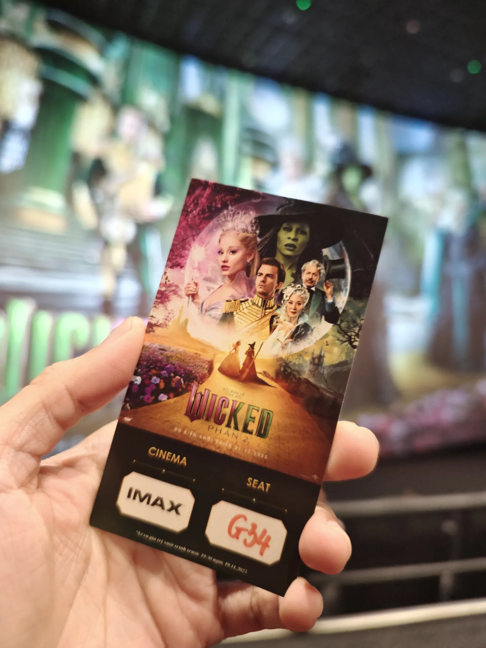 Vé xem phim Wicked Phần 2