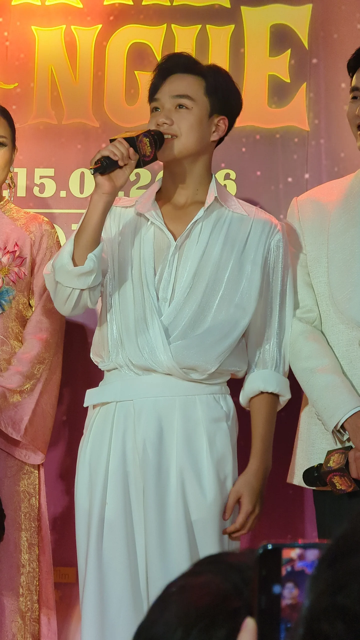 Hạo Khang tại buổi ra mắt phim