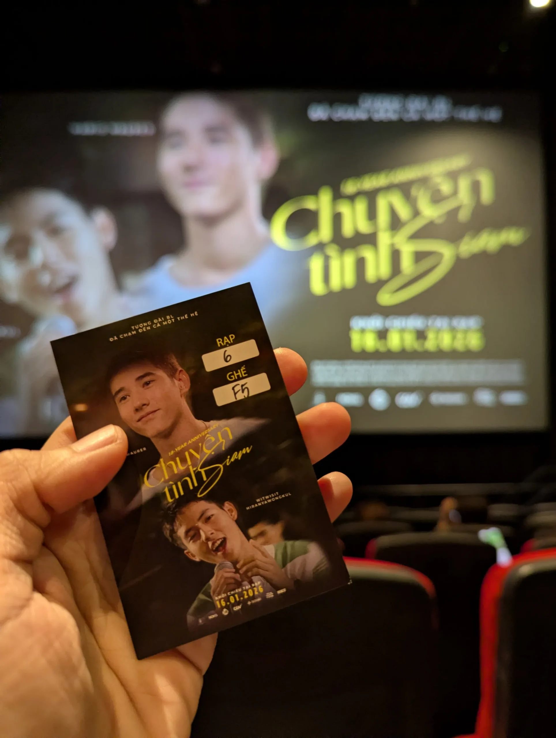Vé xem phim Love of Siam (Chuyện Tình Siam)