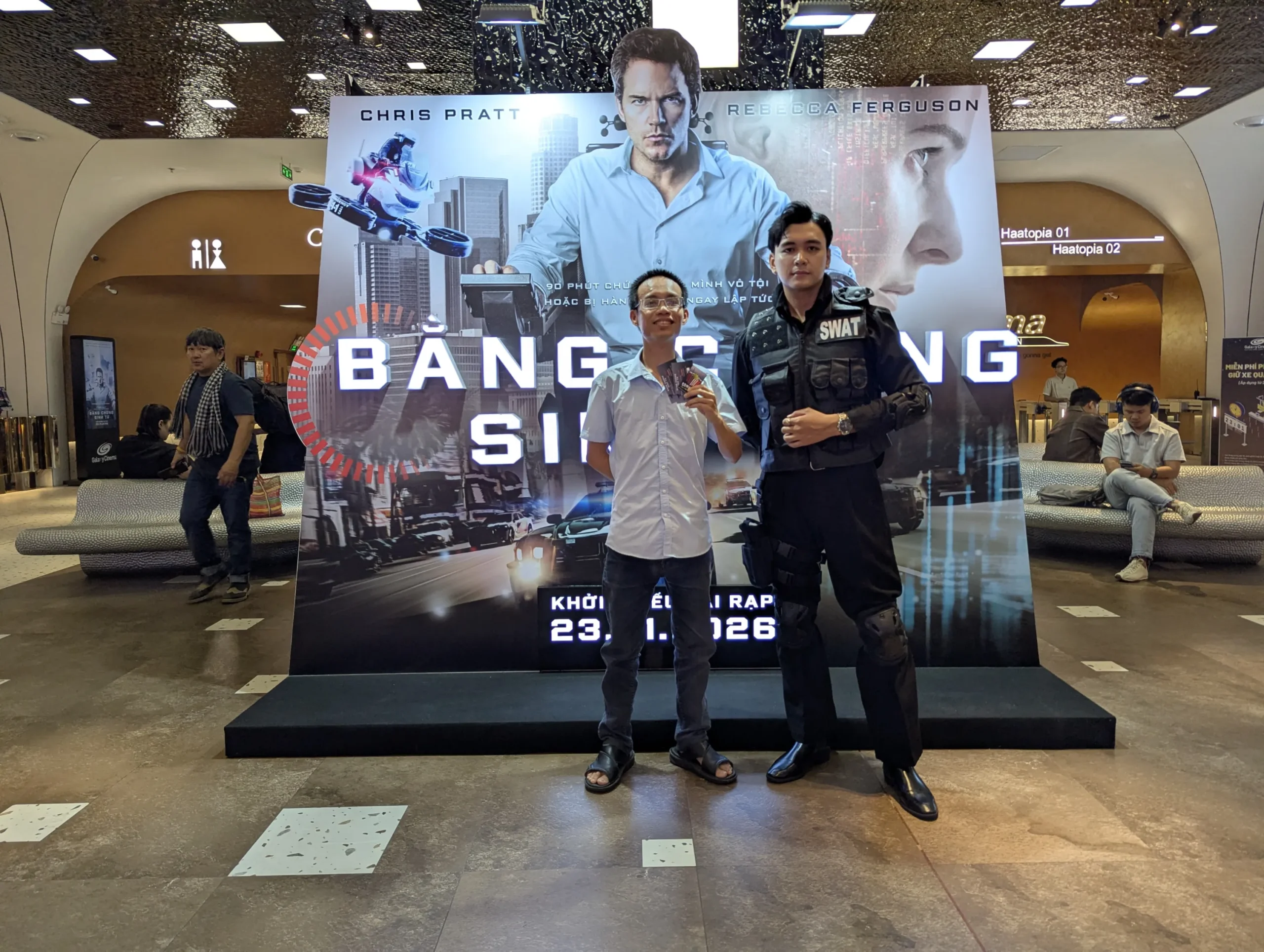 Hình ảnh chụp tại buổi công chiếu phim