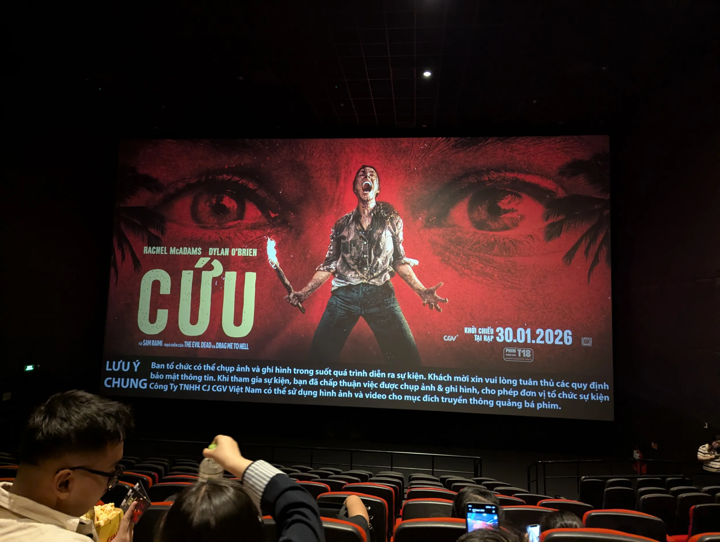 Màn hình chờ trước khi phim chiếu
