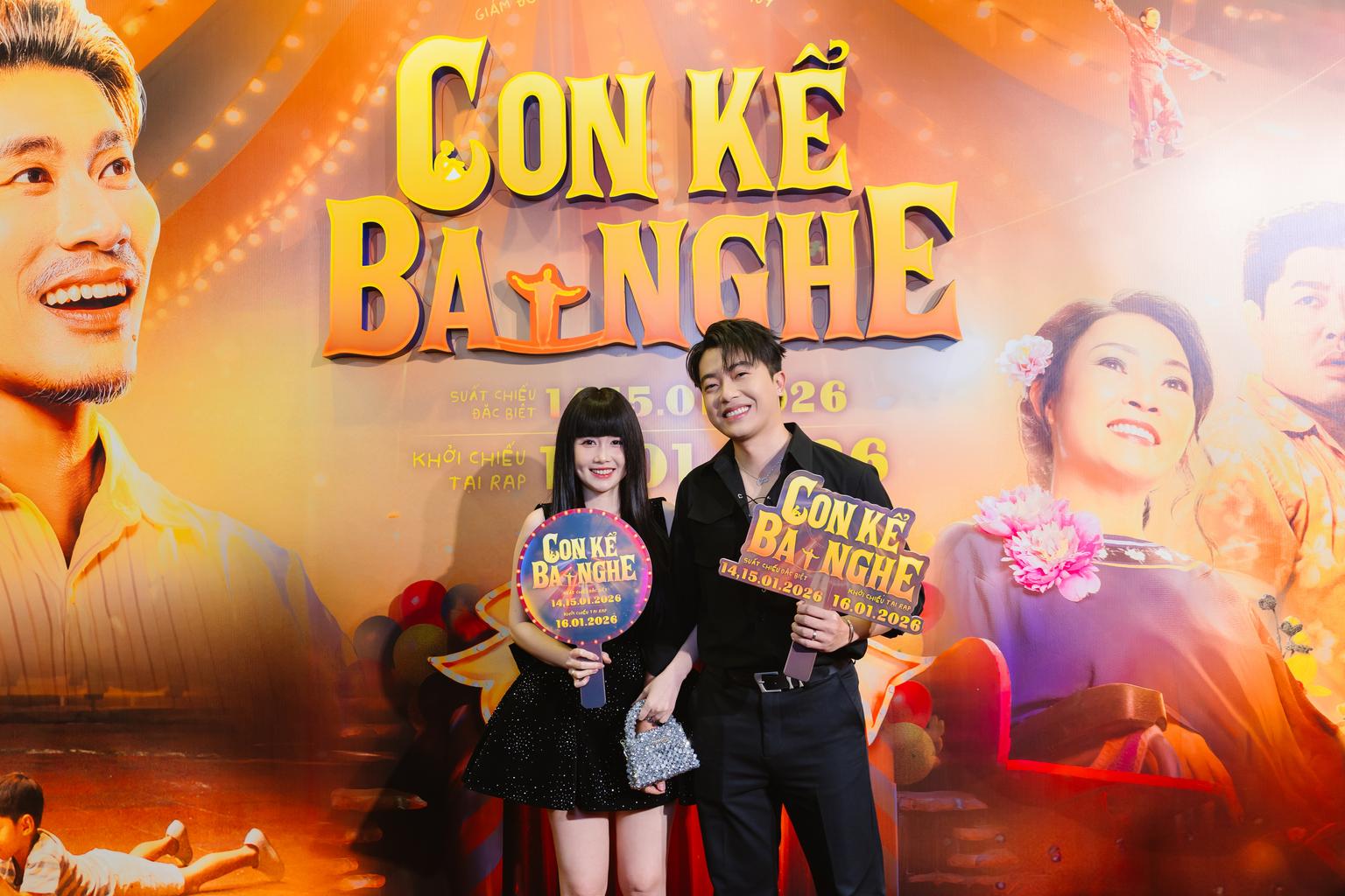 Sự kiện premiere Con kể ba nghe