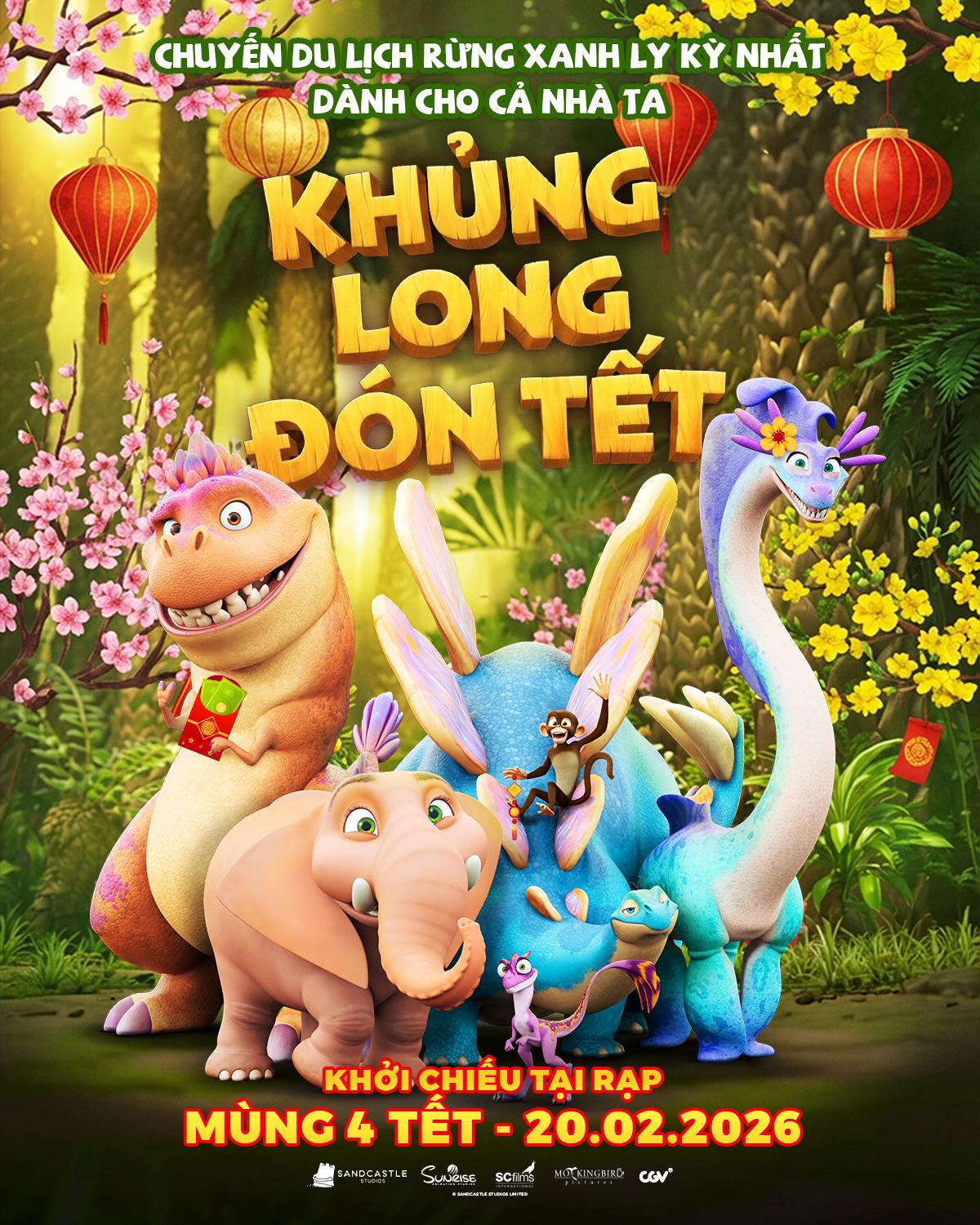 Khủng Long Đón Tết