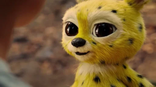 Bibi, chú bé Marsupilami với đôi mắt to tròn và lớp lông vàng đặc trưng