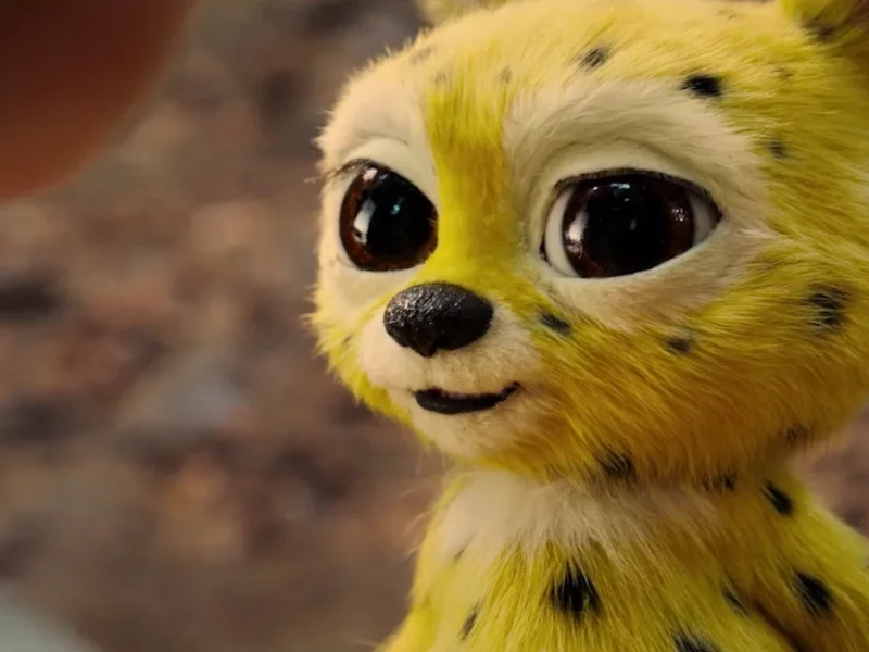 Bibi, chú bé Marsupilami với đôi mắt to tròn và lớp lông vàng đặc trưng