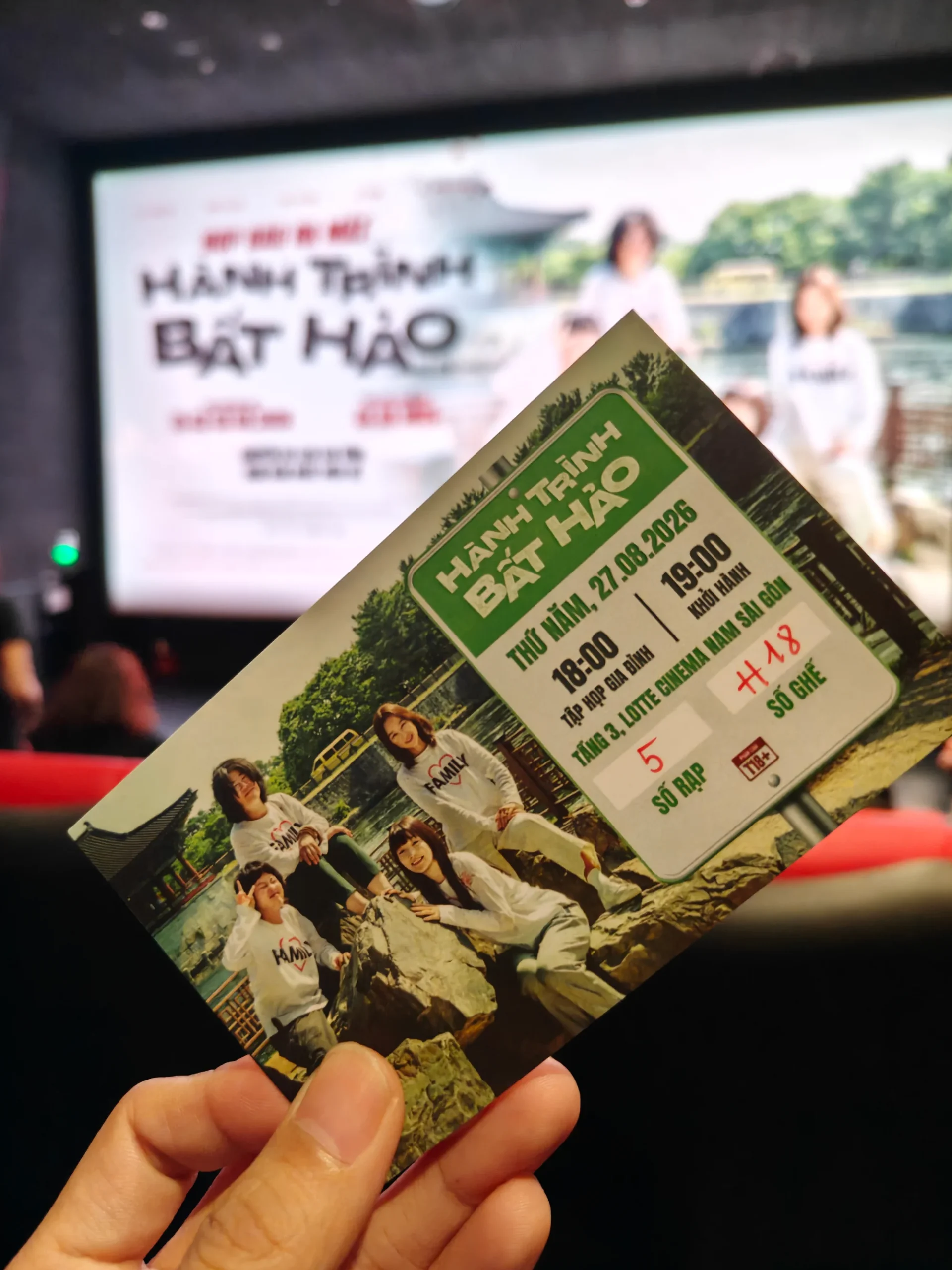 Vé mời tham dự buổi chiếu sớm phim Hành Trình Bất Hảo