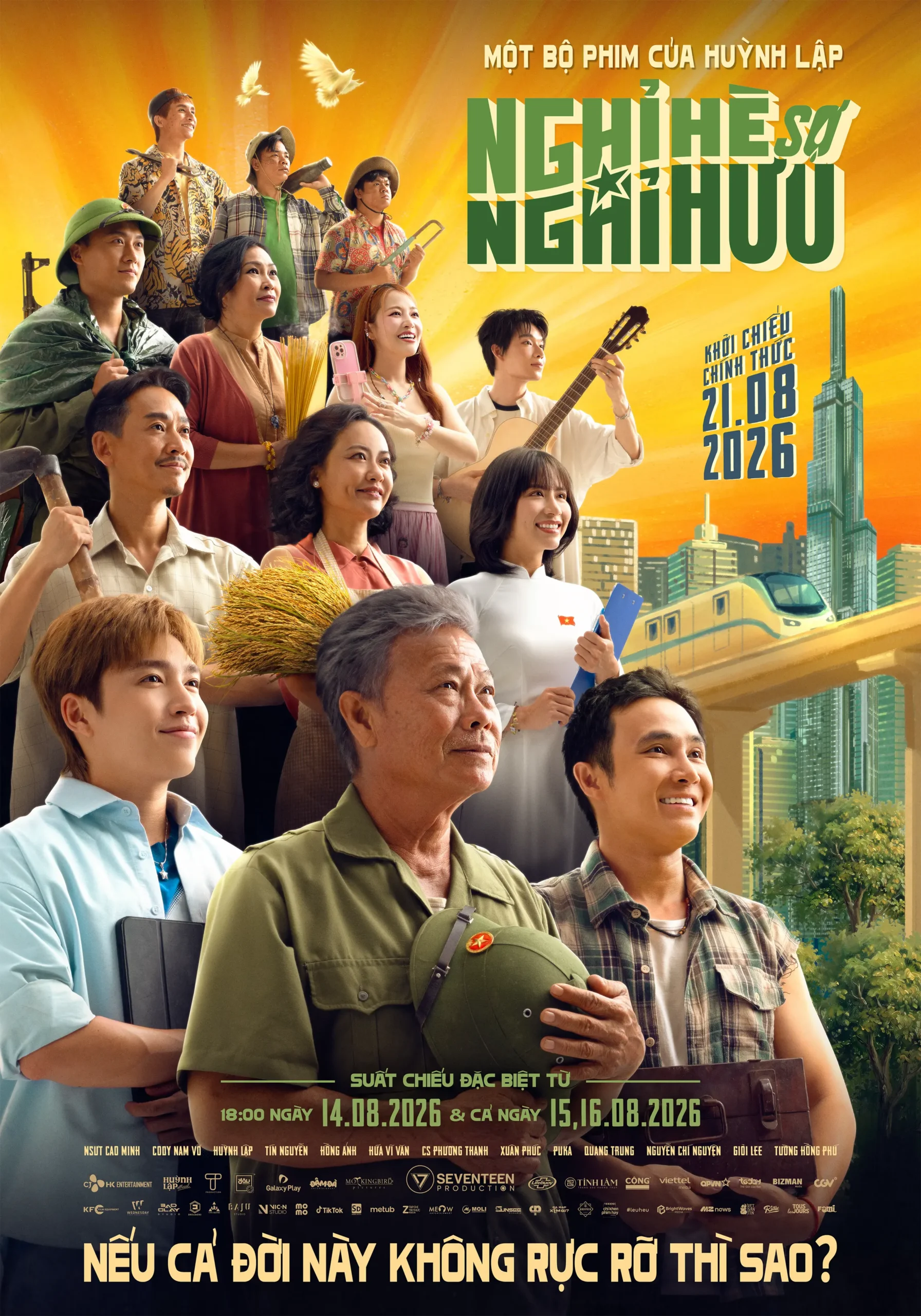 Poster chính thức Nghỉ Hè Sợ Nghỉ Hưu