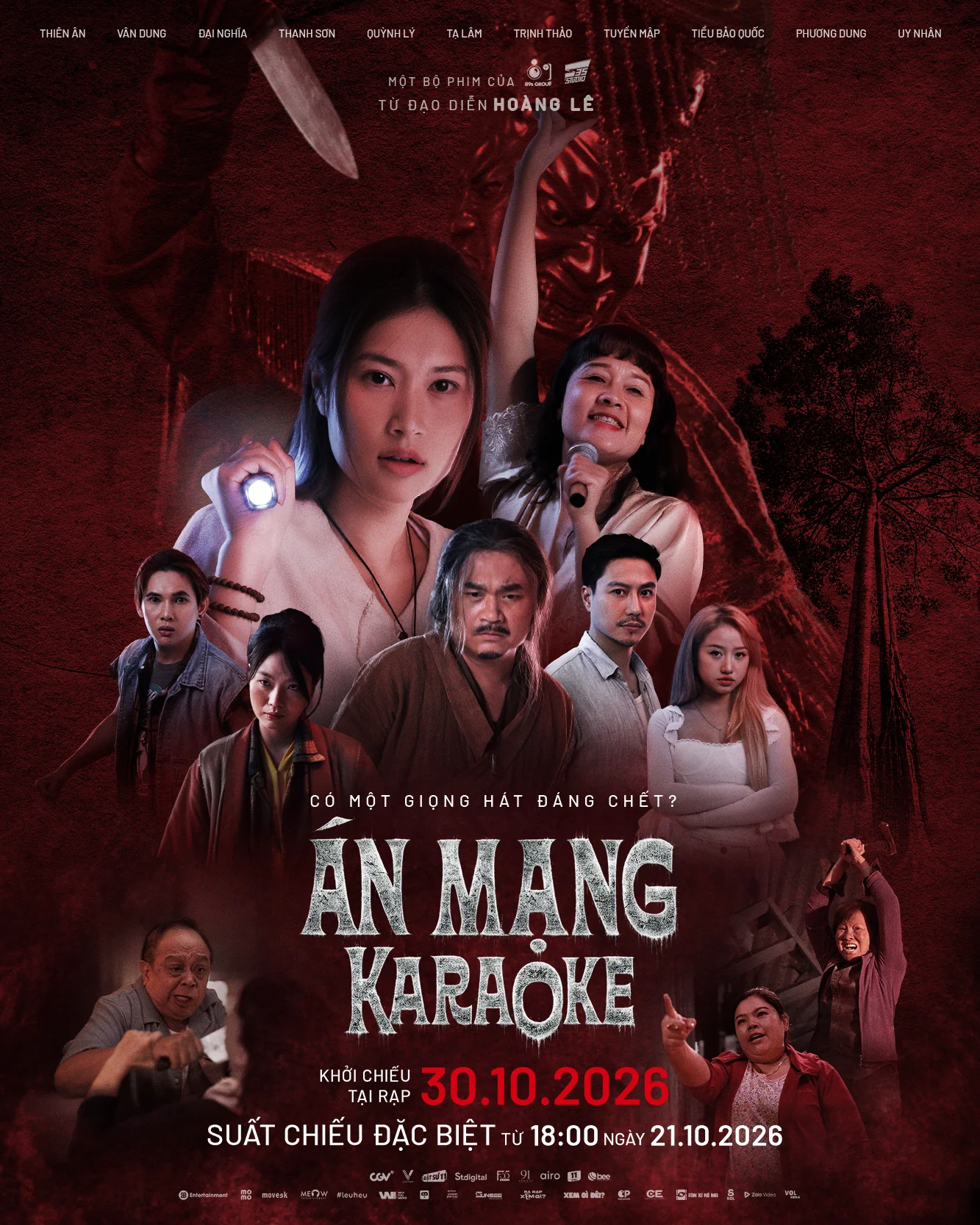 Poster chính thức phim Án Mạng Karaoke