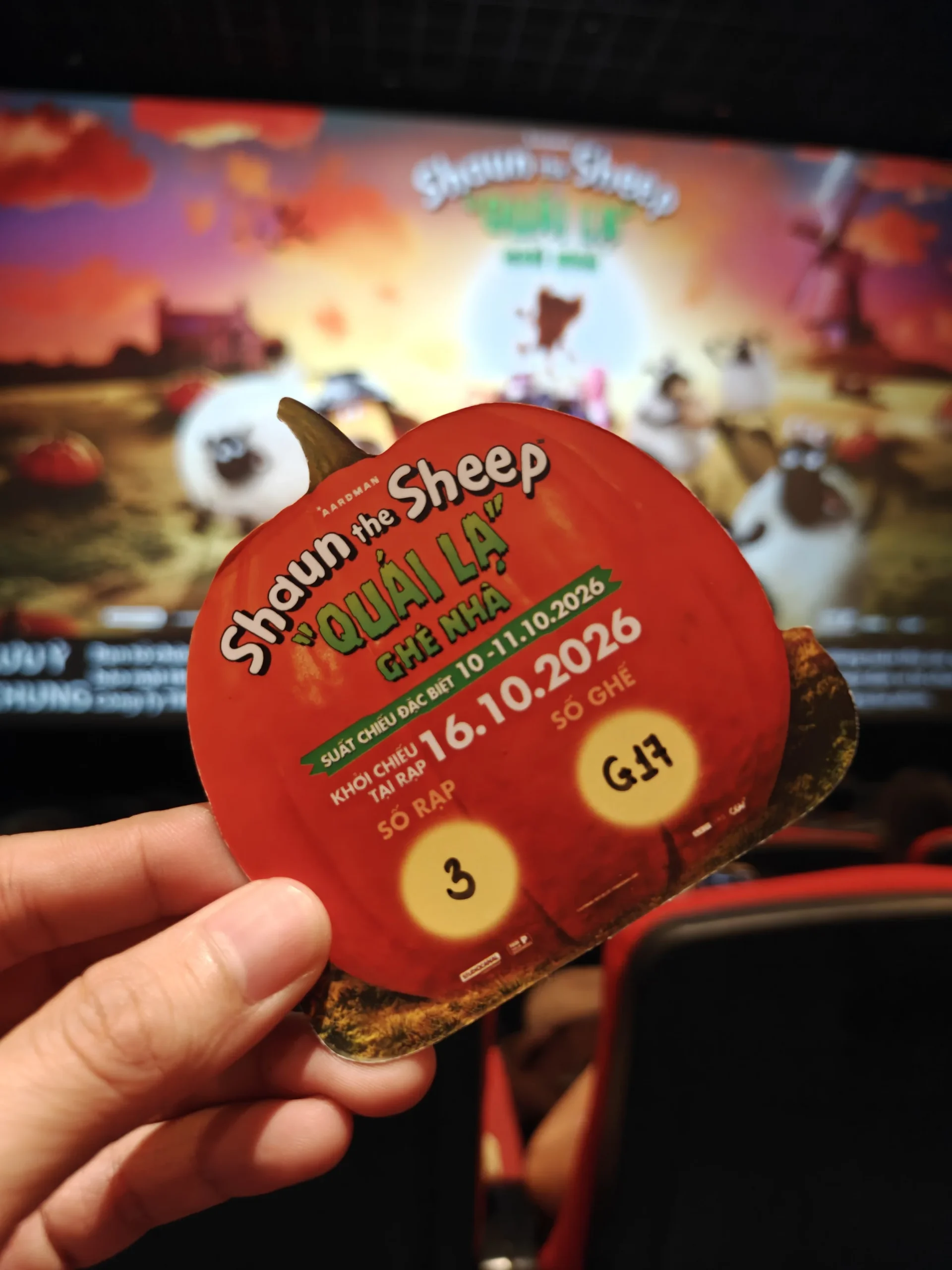 Vé xem suất công chiếu phim Shaun the Sheep: Quái Lạ Ghé Nhà tại CGV Sư Vạn Hạnh