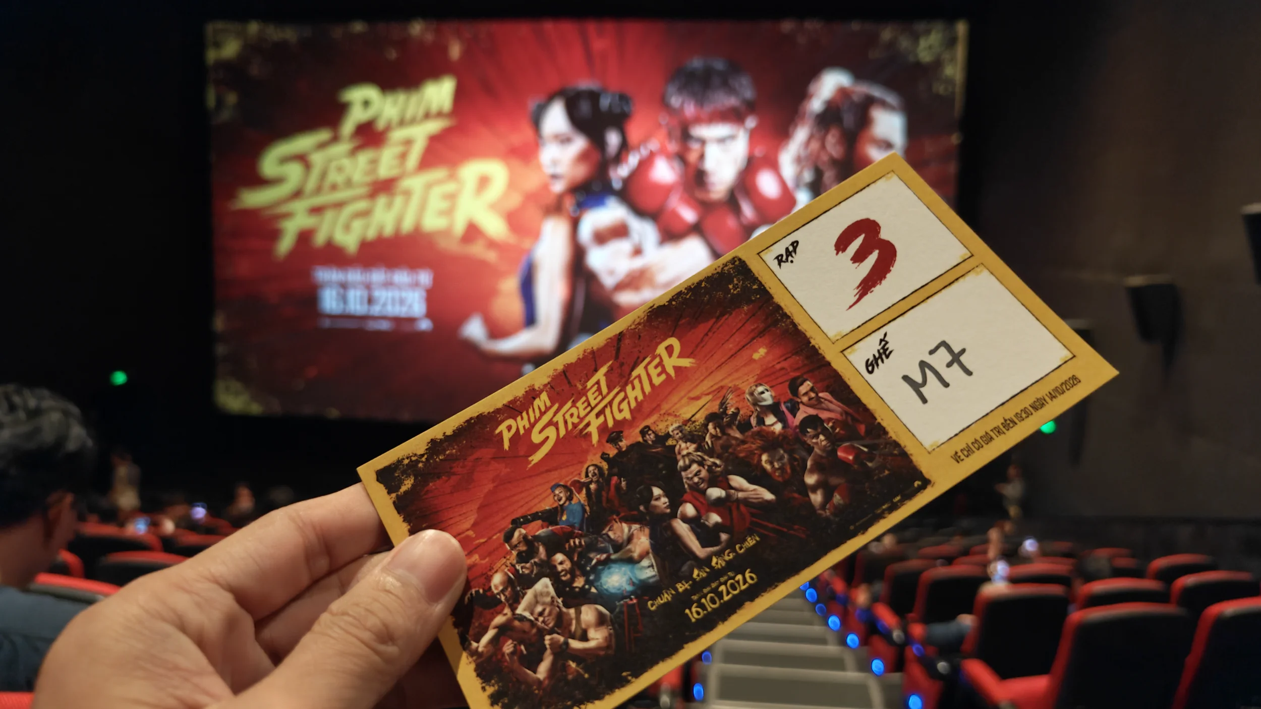 Vé xem phim suất chiếu ra mắt Street Fighter
